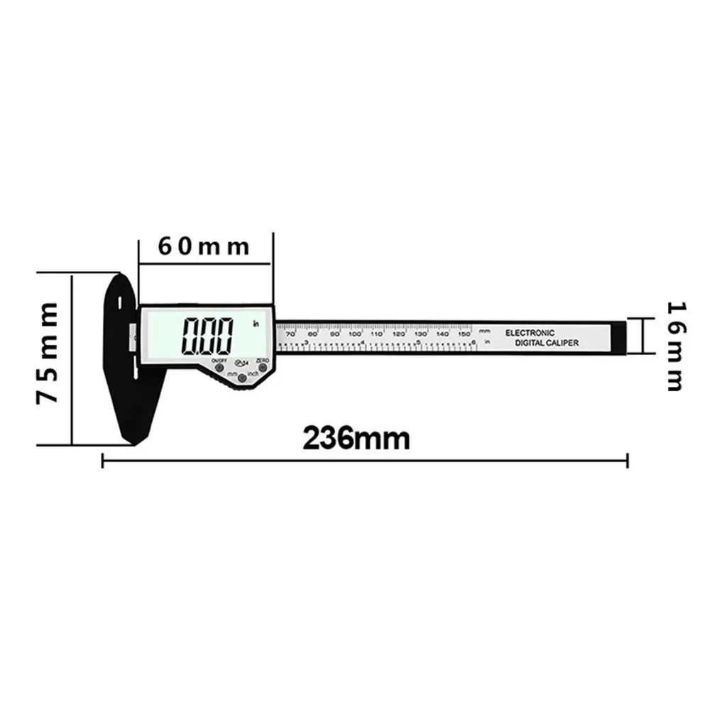 0-150mm Mini Electronic Digital Caliper Instrument de Măsurare Digitale Șubler cu Vernier Gauge Micrometru pentru bijuterii de măsurare IP54
