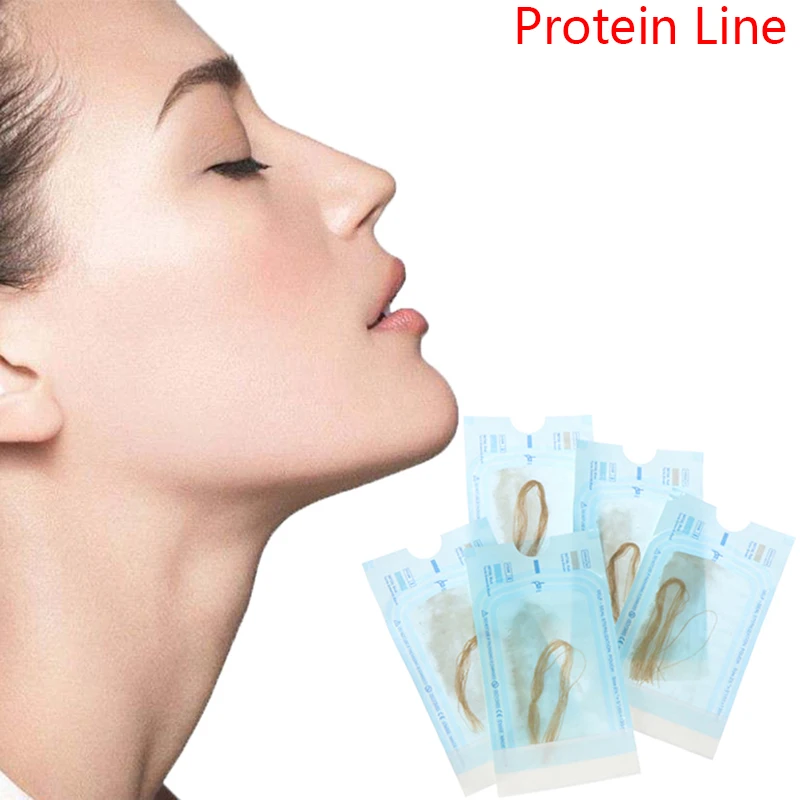 1/5Pcs Aur Sculptate Proteine Linie Îmbunătățește Facial pentru Fermitate Și Îmbunătățește Relaxare Și Estompează Liniile Fine Cioara Picioarele lui Instrumente de Îngrijire a Pielii