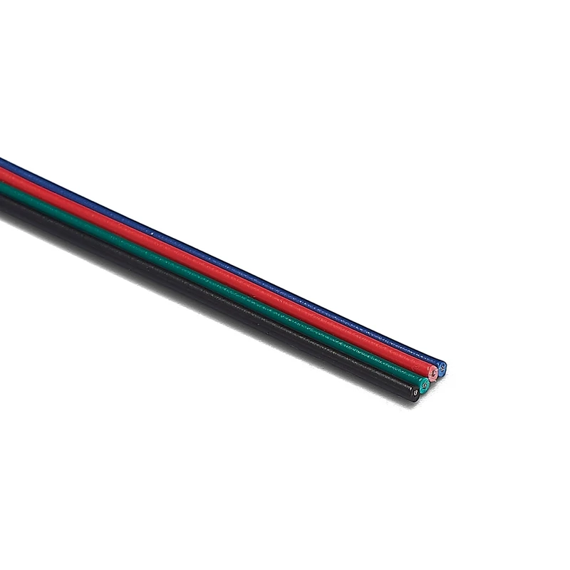 1000m 4 Pin cabluri Electrice SM JST Conector Cupru Cositorit Firele de Cablu de Extensie Pentru 5050 RGB LED Strip Lumina Modulul Controller