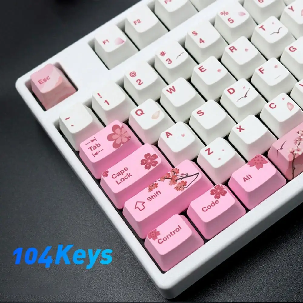 104-key PBT Sublimare Tastă Tastatură Mecanică 104 Keycap Original Extrem de DIY Personalizate Tastelor Tasta Caps Acoperă