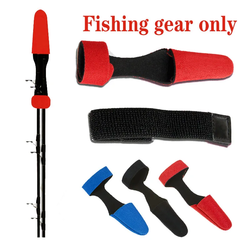2 bucati/set tijă de pescuit centura protector rola accesorii tijă de pescuit manusa + curea lega coarda combo platforma