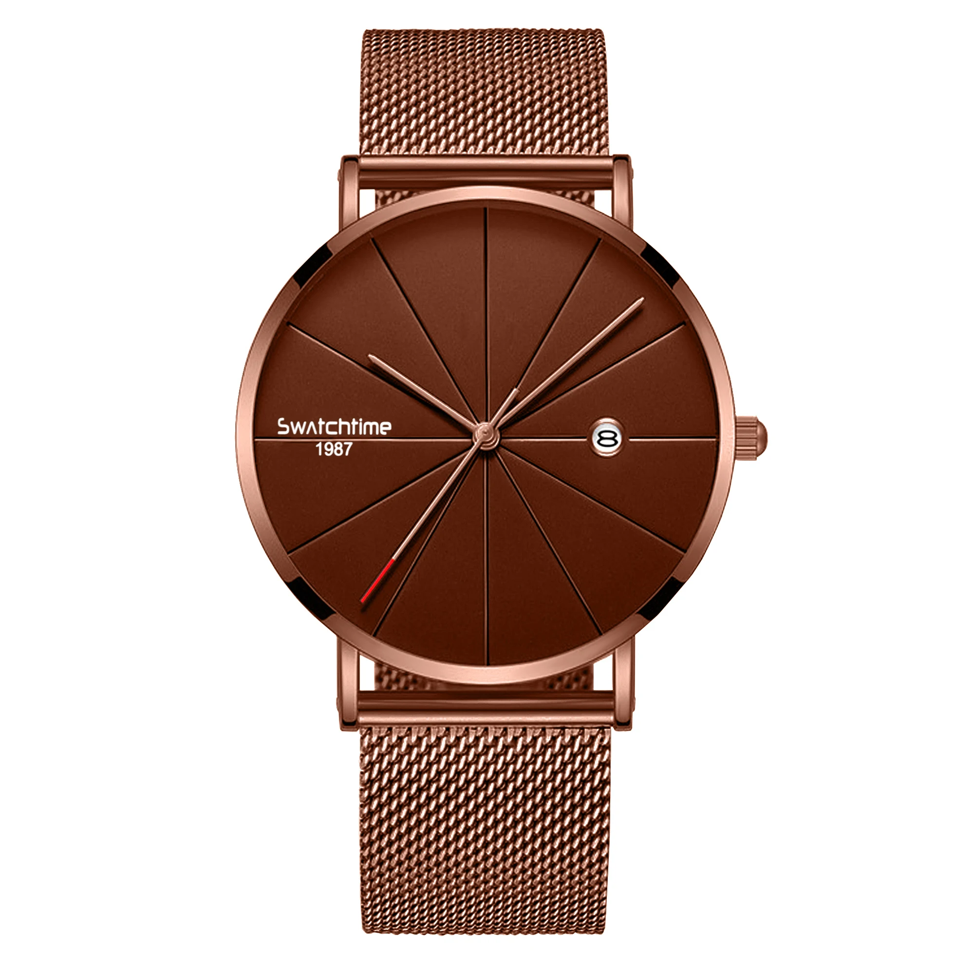 2020 minimalist bărbați de moda ultra-subțire ceas simplu oameni de afaceri plasă din oțel inoxidabil curea cuarț ceas