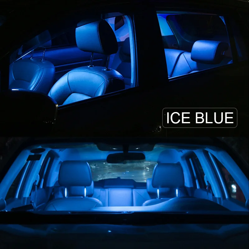 2pices Alb Canbus LED-uri Auto de Înmatriculare Lampă de Interior Hartă Cupola de Lumina de Citit t10 194 168 w5w 6418