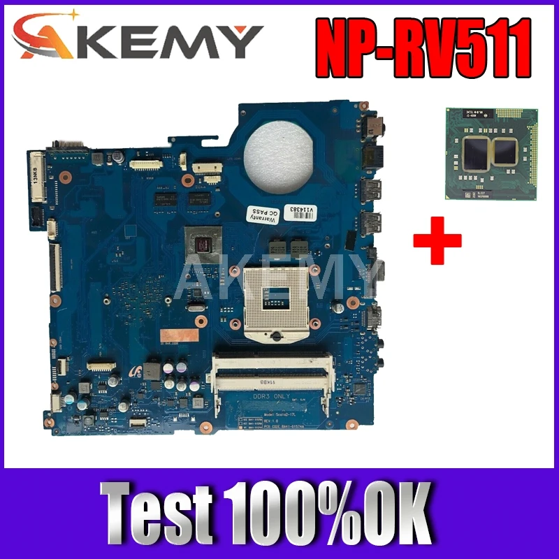 Akemy Pentru Samsung RV511 NP-RV511 Laptop Placa de baza HM55 DDR3 GT315M placa Video BA92-07405A BA92-07405B BA41-01423A 15.6 Inch