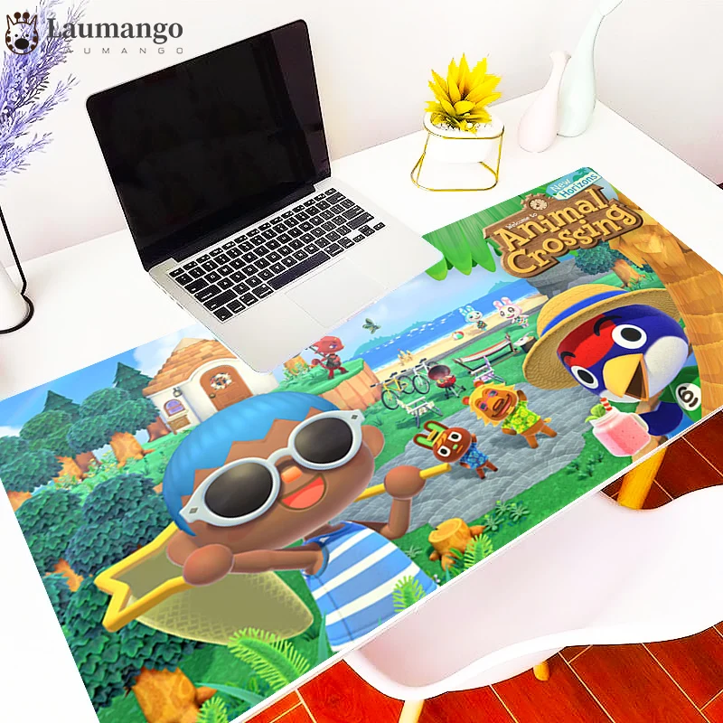 Animal Crossing Mouse Pad Gamer mare de jocuri accesorii Mousepad Cauciuc Natural Keyboard Calculator de Birou Mat Baiat Cadou de mini pc