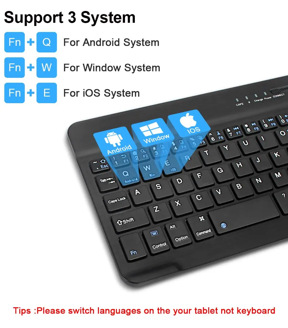 Bluetooth Wireless Keyboard Mouse-ul Pentru Lenovo Pad Pro Tab 2 3 4 8 10 Pro M10 FHD Plus P8 P10 E7 E8 E10 Carte de Yoga 10.1 Comprimat