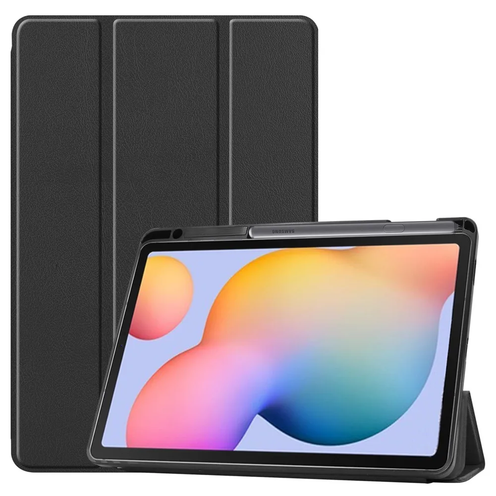 Caz pentru Samsung Galaxy Tab S6 Lite SM-P610 P615 Funda Inteligent Trifold husa pentru Galaxy Tab S6 Lite 10.4 cu Suport pentru Pix