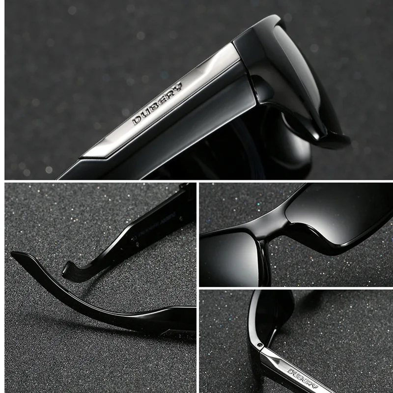 DUBERY Design de Brand Polarizat ochelari de Soare de Conducere Nuante de sex Masculin Retro Ochelari de Soare Pentru Barbati Vara Oglindă Moda UV400 Oculos186