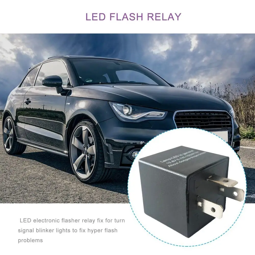 De înaltă Calitate, Reglabil 3 Pini LED Electronice Flasher Releul 3 Pin-uri Auto Electronice Flash Releu Auto Releu CF14 BC-02