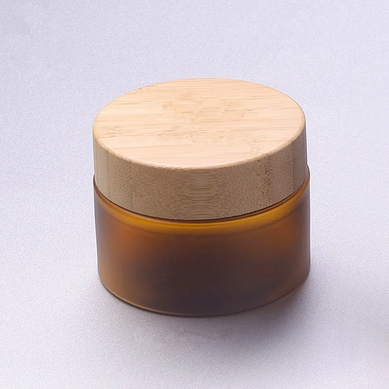 En-gros de 150ml Gol Crema de Fata Lotiune Borcan Sticle de Box Cutie de Pudra Cosmetice Recipient de Sticla de Plastic Cu Bambus Capac Borcan de Crema