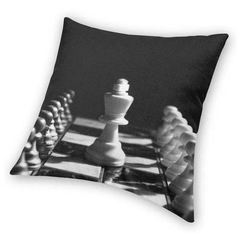 Endgame șah Model de Perna Acoperi Tabla de Joc Jucatorul Arunca Pernă pentru Living Personalizat față de Pernă Decorative Acasă
