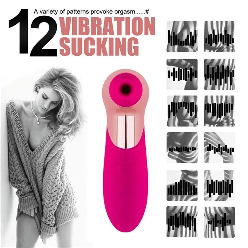 GXCMHBWJ 12 Frecvența Supt Vibrații Cuplu Flirt Biberon Clitoris Vagin Stimulator punctul G Masturbator Jucarii Sexuale Pentru Femei