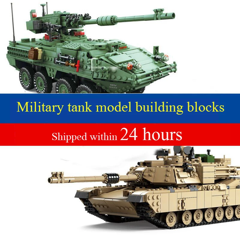 KAZI Blocuri Baieti Copii Asamblare Jucarii Militar Seria de Tancuri și Vehicule Blindate Adulți Ridicat de Dificultate și Mare