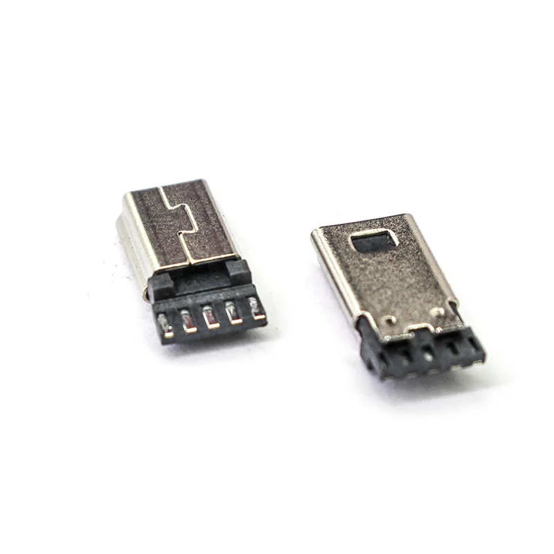 MINI USB Conectori de sex Masculin Față 5P Jack Coada Plug Electric Terminale de Date de încărcare 30V 1.5 a