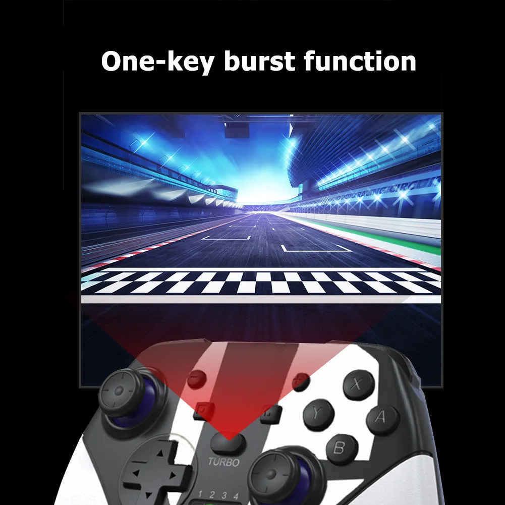 NOU Controler Wireless Bluetooth Joystick-ul pentru a Comuta Pro Controler de Joc Gamepad cu 6 Axe se Ocupe de Joypad Jocuri Accesorii