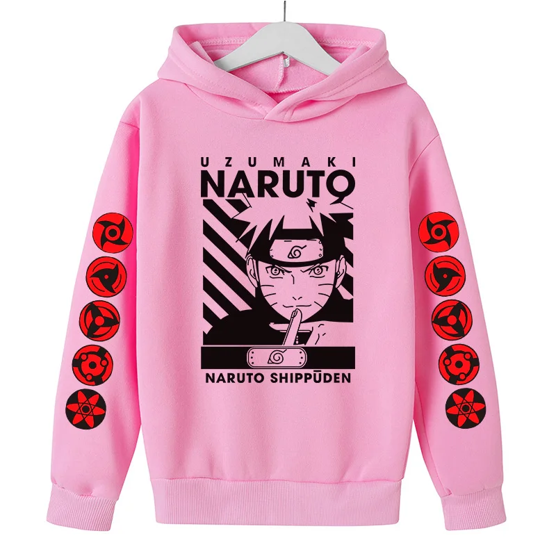 Naruto Haine de Fata Ninja Hoodie Copilărie Jocul Haine de Băiat Hanorac Toamna Haine Copii Tricou Casual jogging Anime Costum