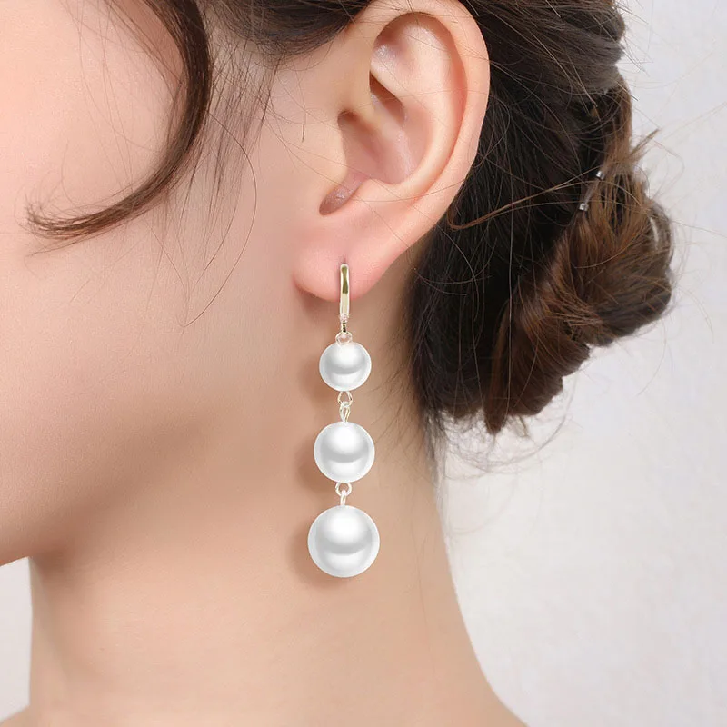 Neregulate Imitație Perla Picătură Cercei pentru Femeile pendientes Elegant bijoux femme Moda Bijuterii boucle d oreille
