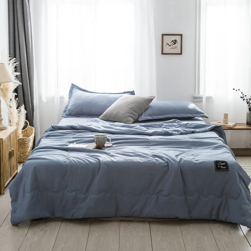 NewClaroom Solid de culoare Roz Alb de Vară, cuverturi de pat matlasate Pătură, Cuvertură de Pat Acoperi Quilting RT68#