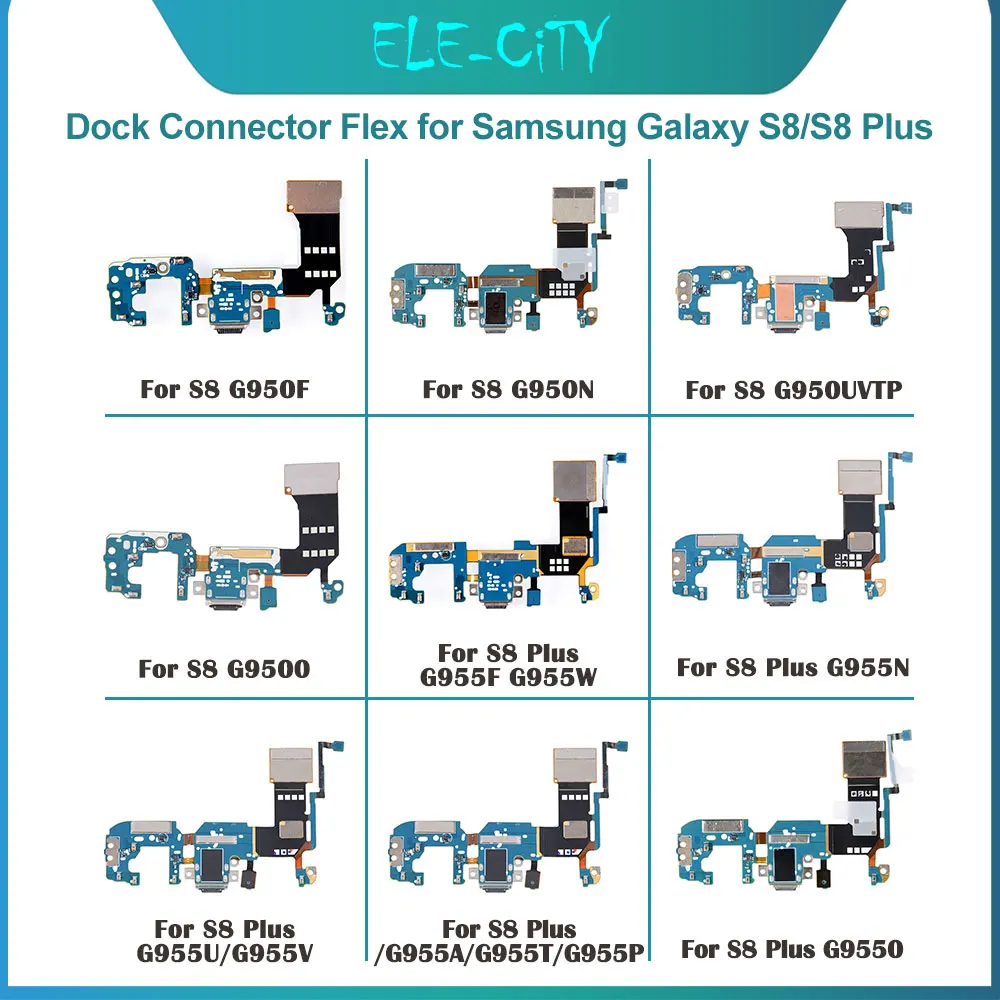 Ori de Încărcare USB Dock Conector Cablu Flex Pentru Samsung Galaxy S8 S8 Plus G950F G950N G9500 G950U/V/T/P G955D G955F G955W G9550