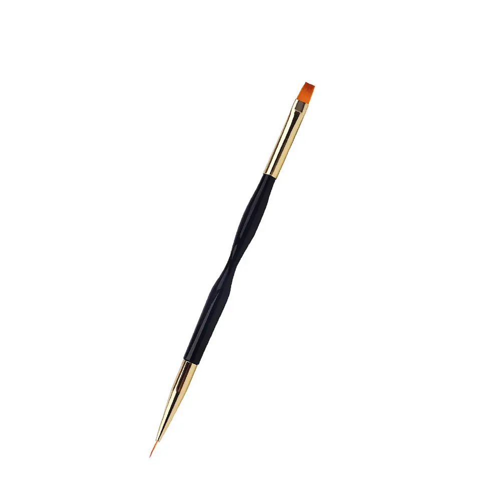 Pictura Pe Unghii Liner Pen Cap Dublu De Unghii Arta Perie Dual Gel Lac De Unghii Desen Stras Mâner Profesional, De Design De Utilizare Acasă