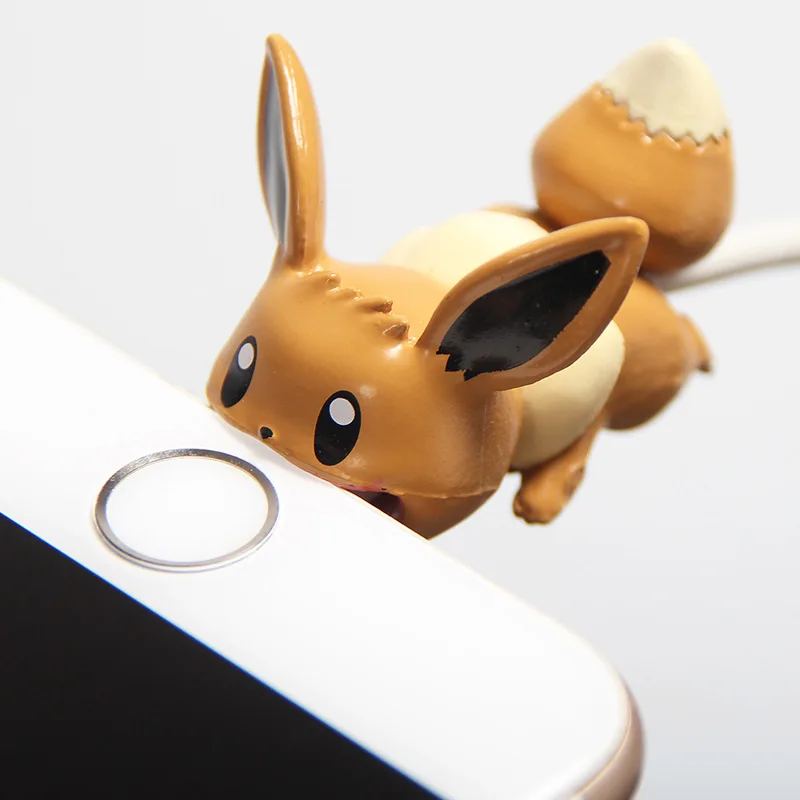 Pokemon Monstru de Buzunar Cablu USB Încărcător Protector Kawaii Protecție Linie de Date pentru Iphone Android Elf deține un cablu de date Eevee