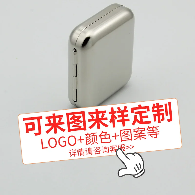 Portabil De Argint Tablă Cositorită Personalitate De Moda Scrumiera Călătorie În Aer Liber Japoneză Portabil Scrumieră Scrumieră De Buzunar Accesorii De Fumat