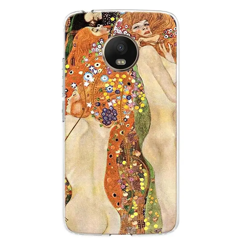 Sarutul de Gustav Klimt Desig Caz de Telefon Pentru Motorola Moto G9 G7 G8 Putere E6 E5 G5 G6 G5S UE Plus Reda O Acțiune de Acoperire