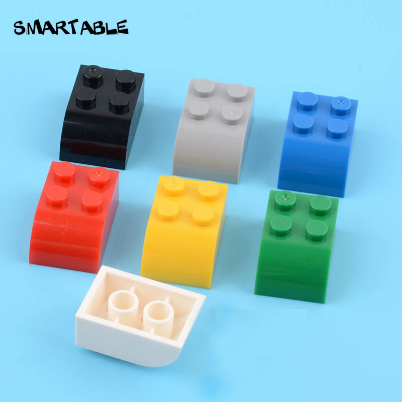 Smartable Caramida 2x3 Cu Curbe de Sus Blocuri MOC Piese de Jucării Pentru Copii Compatibil Marile Branduri 6215 30pcs/Lot