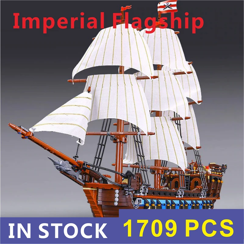 ÎN STOC Piratii Imperial Caraibe Blocuri Set Pilot Model Compatibil 10210 19022 Cadouri de Crăciun Pentru Copii Jucarii